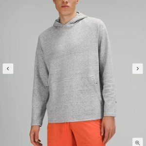 lululemon At Ease Hoodie in Heathered Melody Light Grey/Black